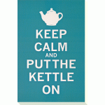 Keep Calm & Put The Kettle On Canvas Print